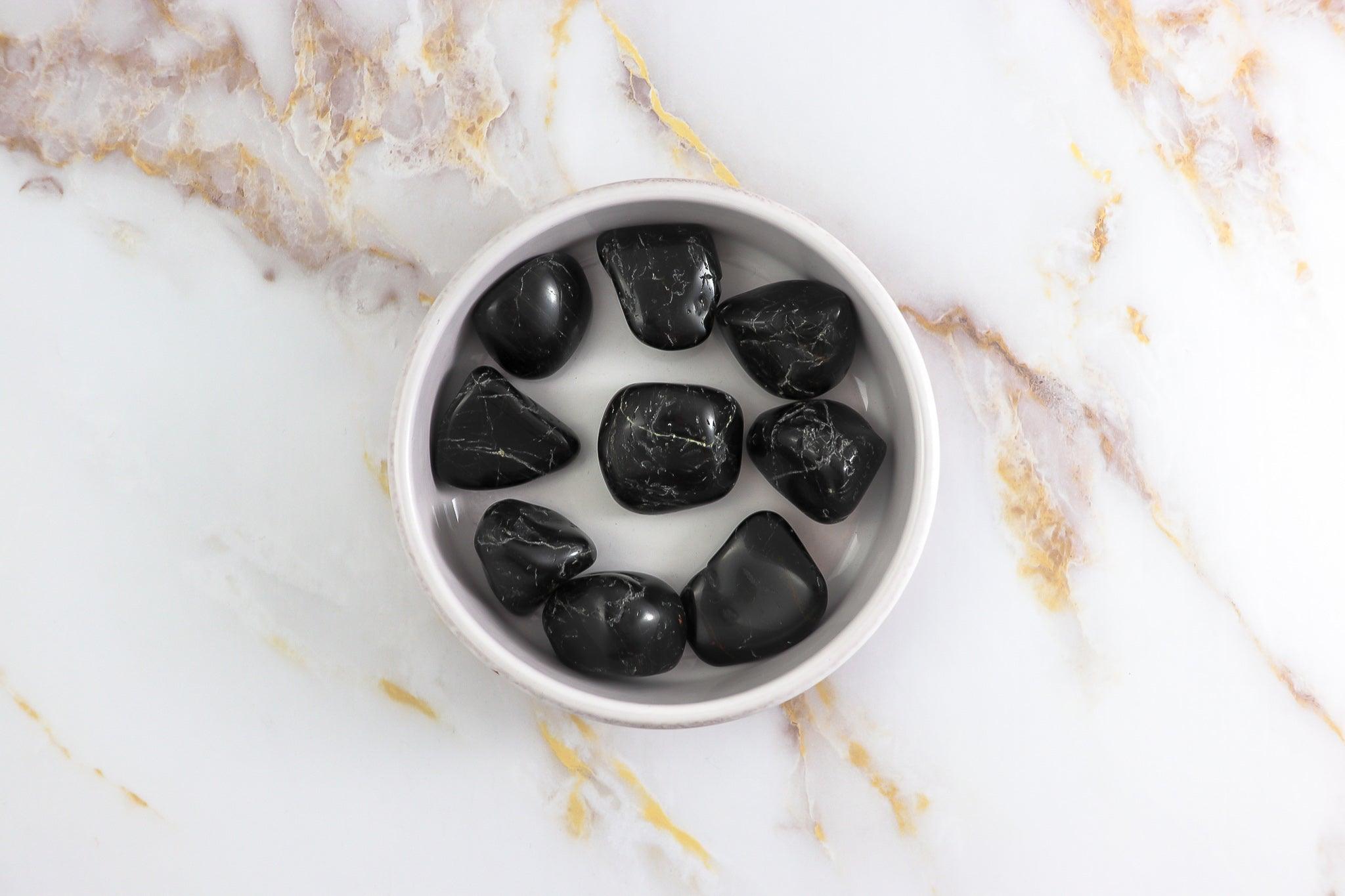 Black Tourmaline Rolled Stone